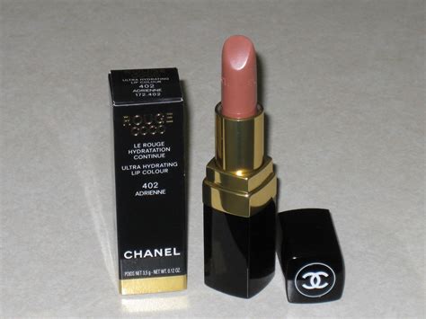 pomadka chanel rouge coco 402 adrienne|Chanel Rouge Coco lip color.